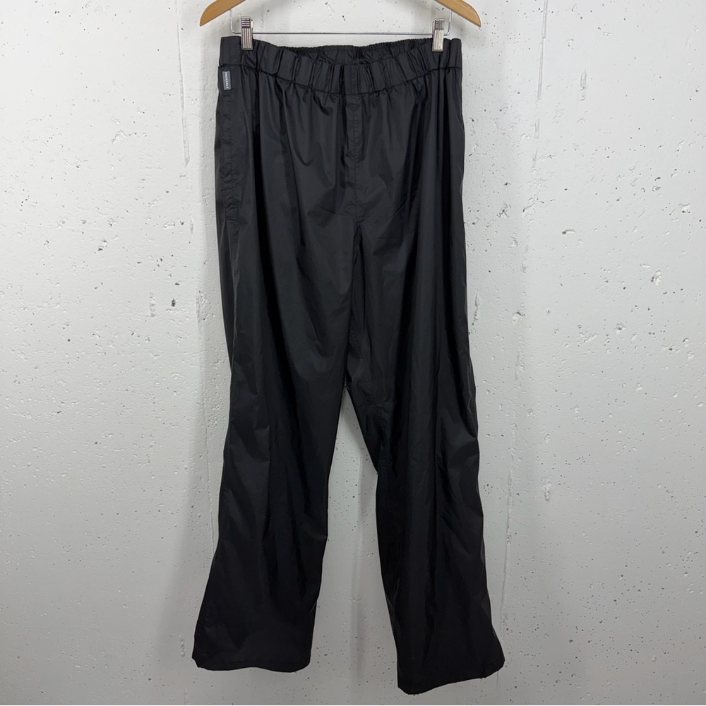 Columbia Men’s Size XL Black Packable Drawstring Rain Pants